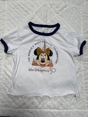 Disney 50th Anniversary Minnie Castle T Shirt Girls Small